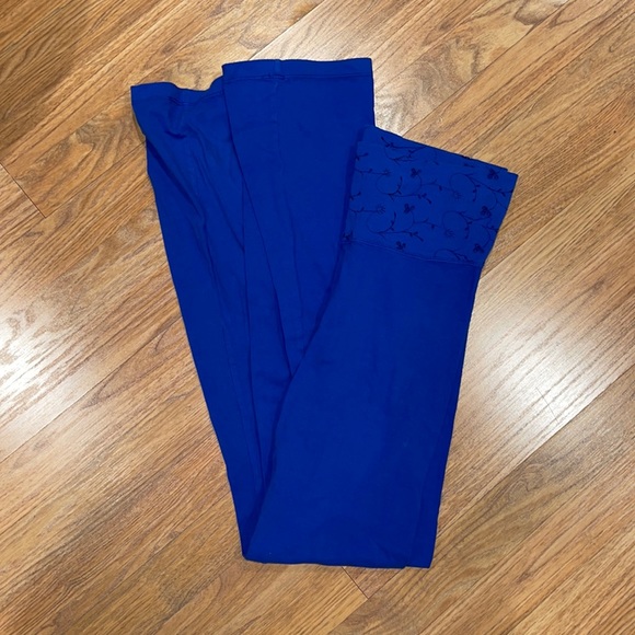 Royal Blue So Low fold over pants - Picture 1 of 2